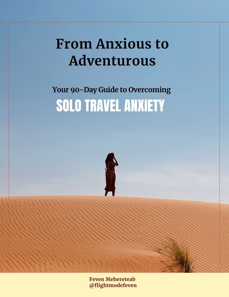 Digital workbook to learn solo travel in days