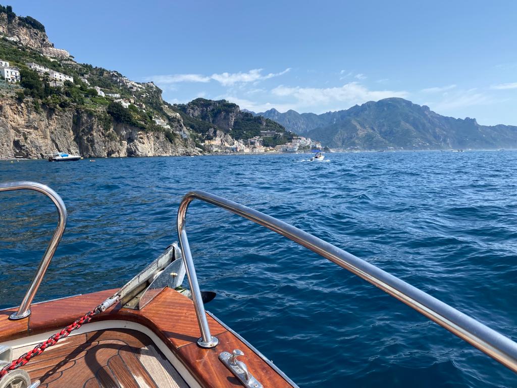 Madeira coastal landscape seen from a boat tour
