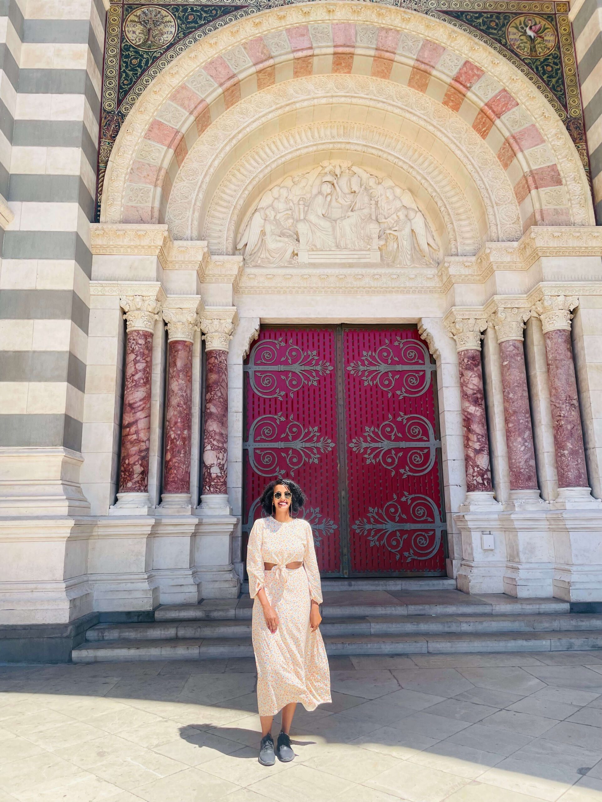 Female solo traveler exploring France