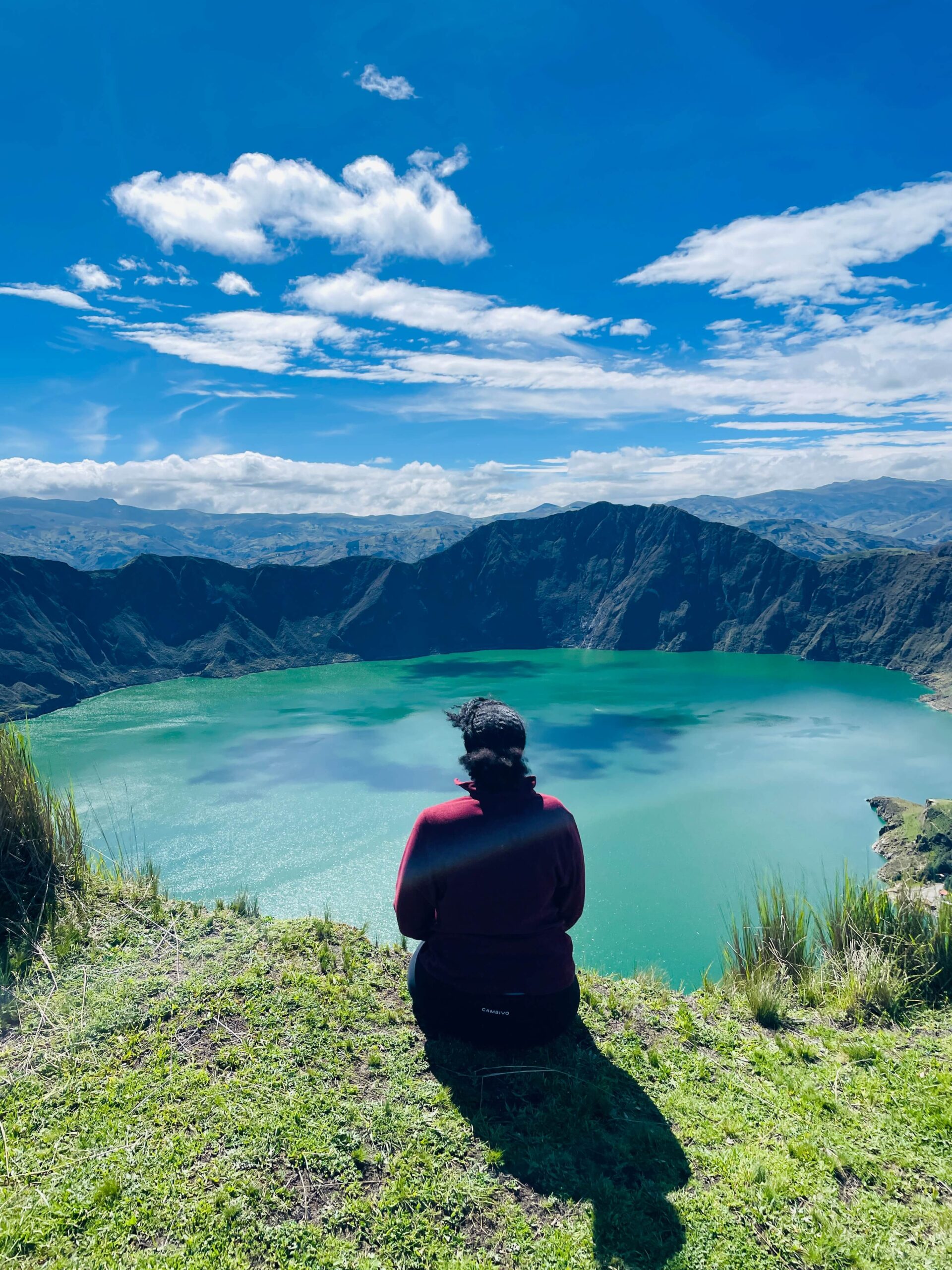 Solo female traveler exploring Ecuador on a solo hiking adventure
