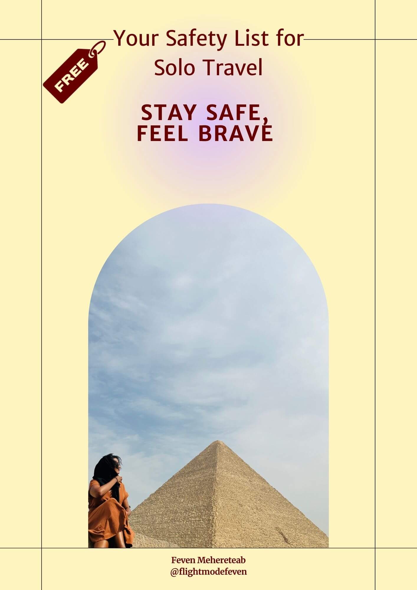 Safety tips for solo female travelers including personal security, emergency contacts, and travel precautions