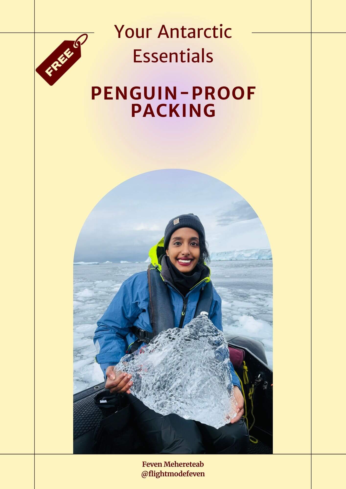 Free Antarctica travel packing list and guide for solo female travelers