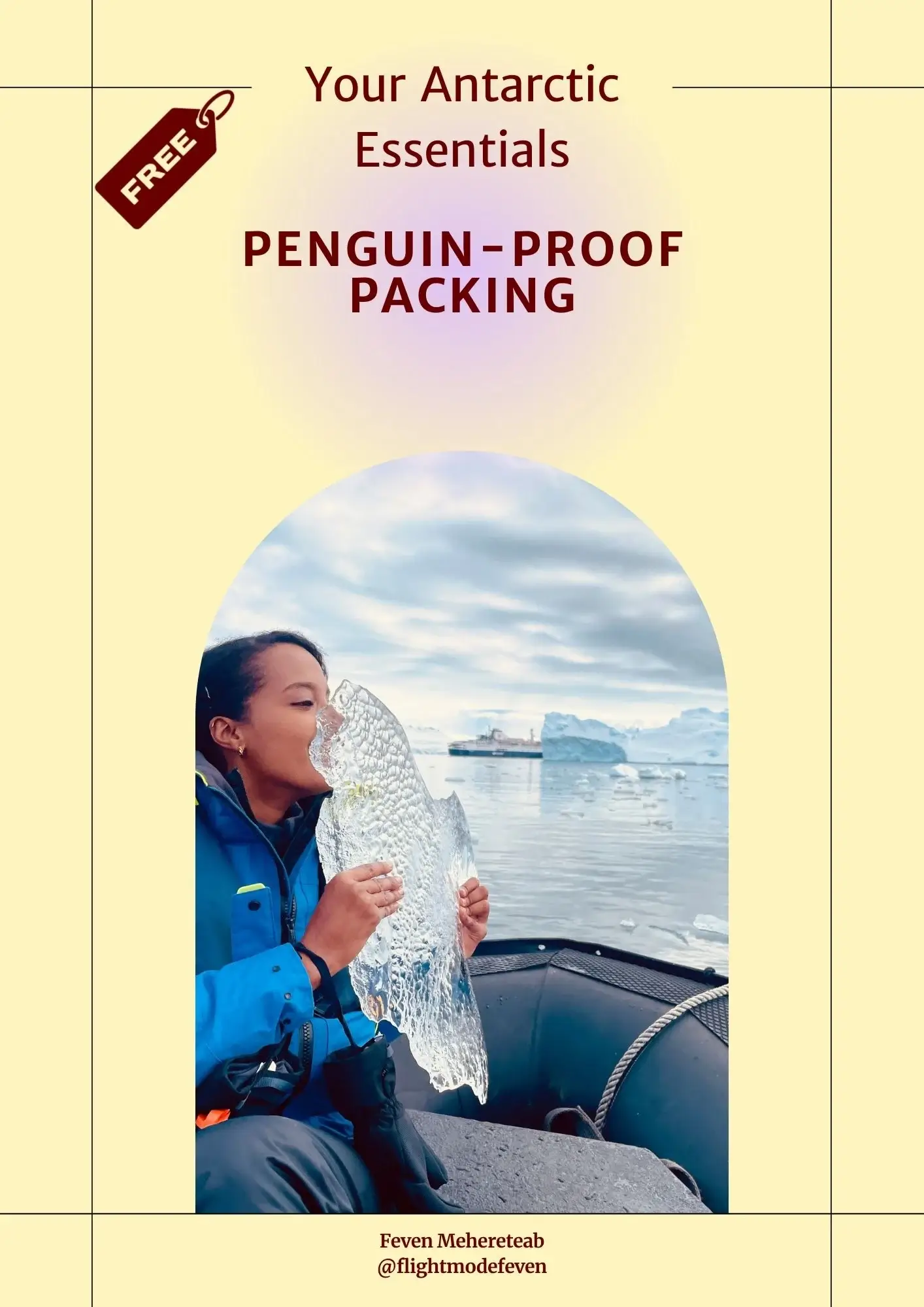 Essential Antarctica packing list for solo female travelers