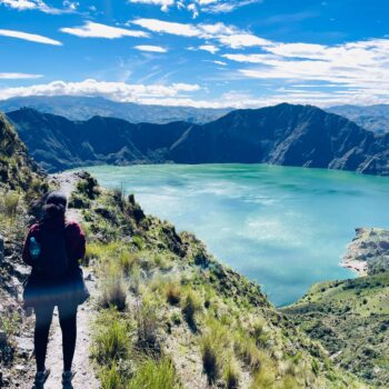 Solo female traveler exploring Ecuador and the Galapagos Islands