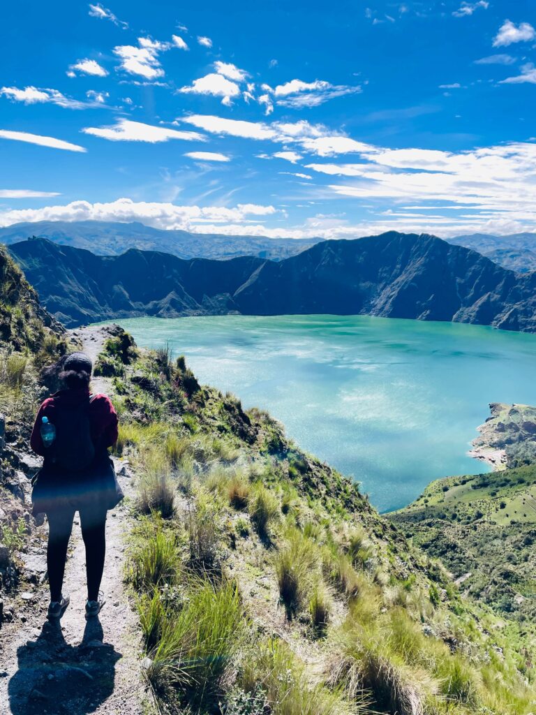Solo female traveler exploring Ecuador and the Galapagos Islands